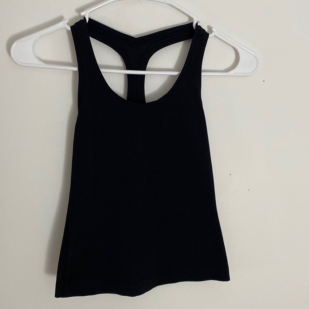 Lululemon Cool racer back short tank top black size 0